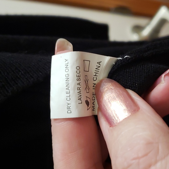 Women's long black sweater - Picture 7 of 7